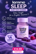 💜 Lemme SLEEP Tight Gummies – Mini Size (14 Gummies)