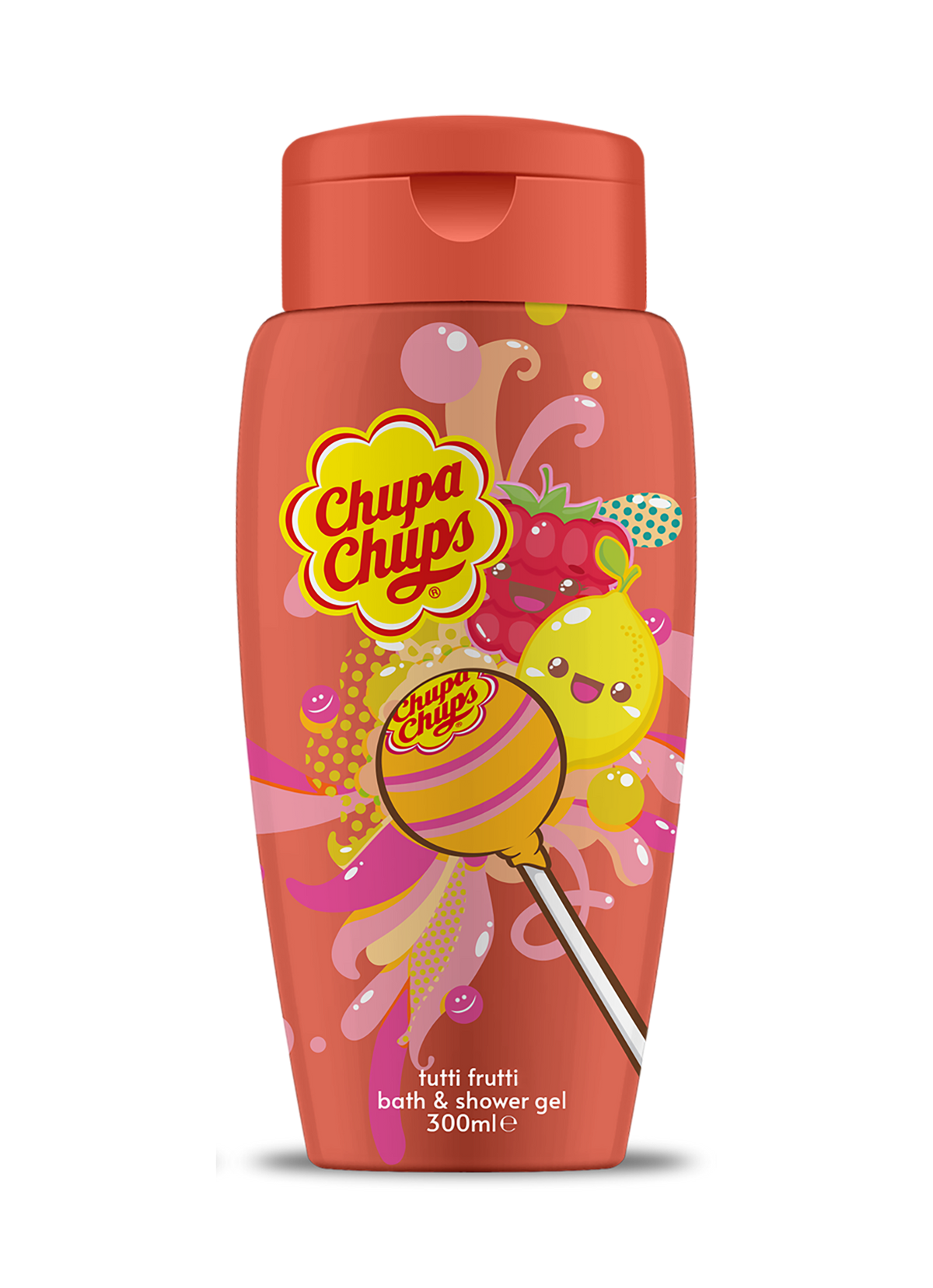 Chupa Chups Bath & Shower Gel – Tutti Frutti (Straight Bottle)