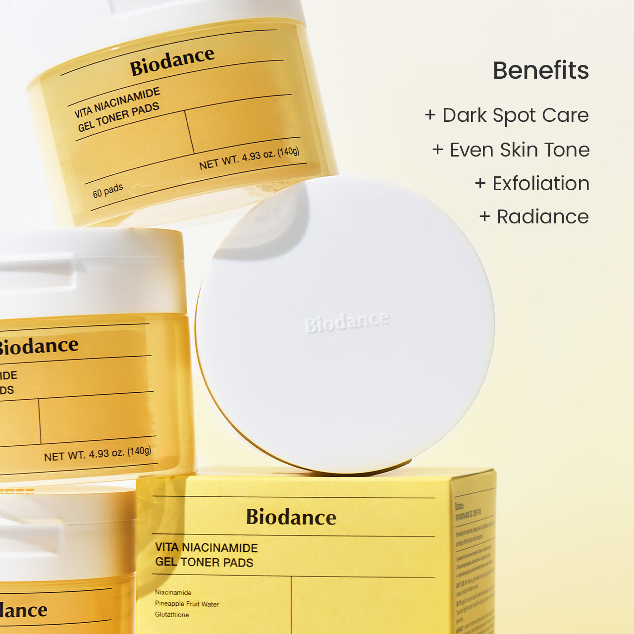 Biodance Vita Niacinamide Gel Toner Pads (60 Pads / 140g)