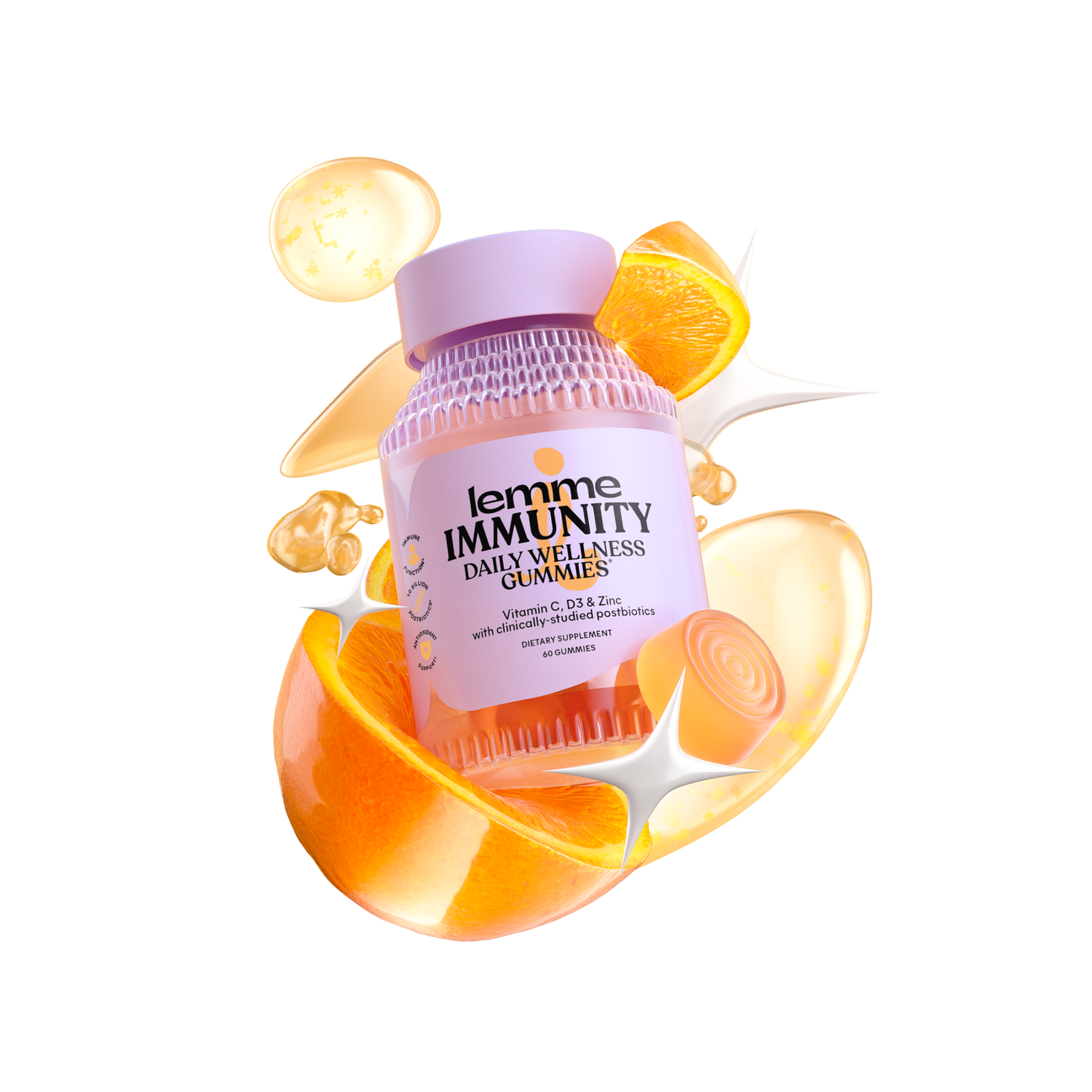 Lemme IMMUNITY Daily Wellness Gummies (60 Gummies)