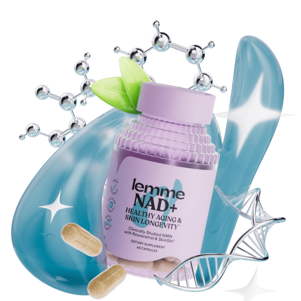 💜 Lemme NAD+ Healthy Aging & Skin Longevity – 60 Capsules ✨